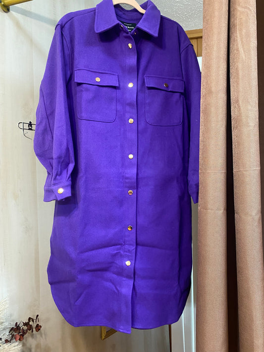 Purple Shacket
