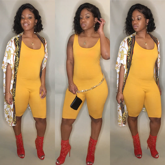 “Val” Catsuit Mustard