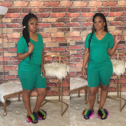 V Set “Kelly Green”